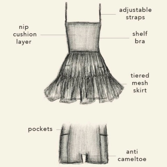 NWT Blogilates ballerina active dress - Picture 7 of 7